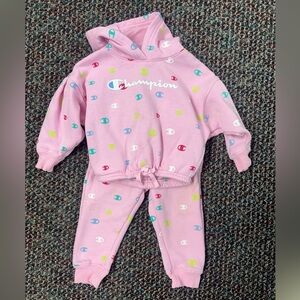 Champion toddler sweat suit